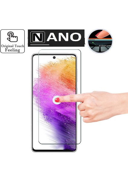 Samsung Galaxy A73 Nano Ekran Koruyucu Kırılmaz Cam - K2