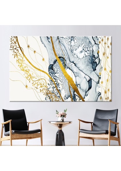 1 Parça Kanvas Tablo Modern Kanvas Dekor Soyut Sanat Eseri Işıltılı Kanvas
