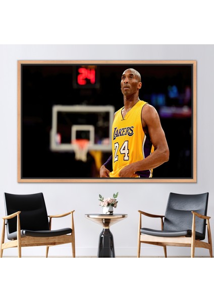 1 Parça Naturel Çerçeveli Kanvas Tablo Erkek Mağarası Posteri Spor Posteri ??ünlü Duvar Dekoru