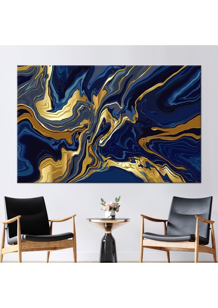1 Parça Kanvas Tablo Soyut Mermer Baskılı Modern Mermer Duvar Dekoru Mermer Sanat Eseri
