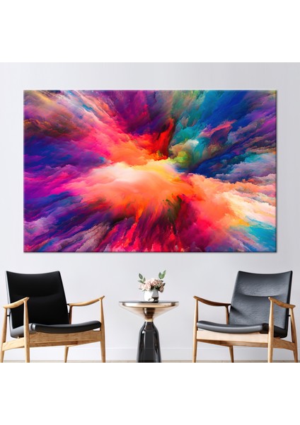1 Parça Kanvas Tablo Lüks Sanat Ilahi Renkler Kanvas Renkli Kanvas Baskı Renkli Bulut Duvar Süsü