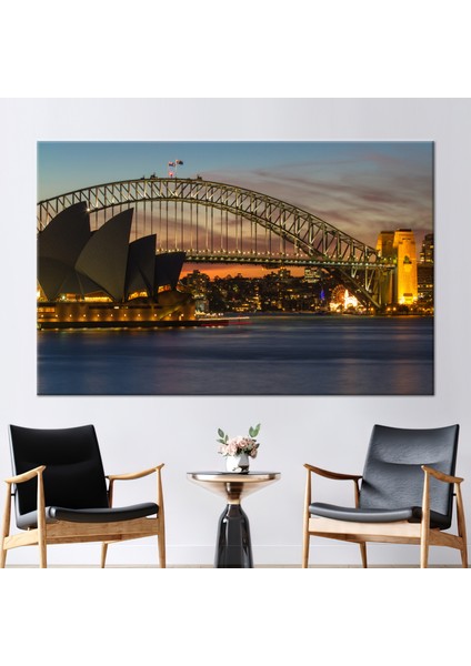 1 Parça Kanvas Tablo Kraliyet Botanik Bahçesi Sydney Kanvas Sanatı Sydney View Posteri