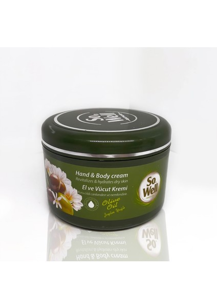 Hand & Body Cream - El ve Vücut Kremi 250 ml Olive Oil