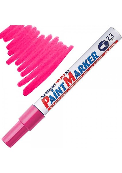 : 400XF Paint Marker Çok Amaçlı Boyama Markörü : 2,3 mm : Pembe