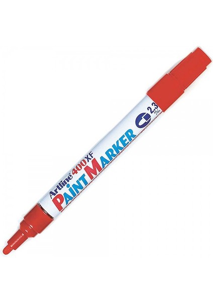: 400XF Paint Marker Çok Amaçlı Boyama Markörü : 2,3 mm : Kırmızı