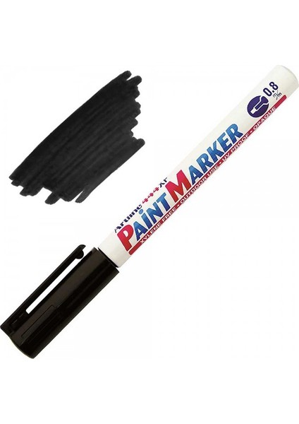 : 444XF Paint Marker Çok Amaçlı Boyama Markörü : 0,8 mm : Siyah