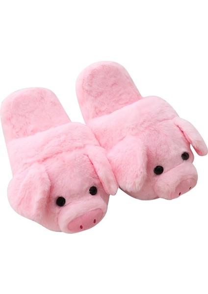 Kapalı Terlik Pembe Sevimli Domuz Moda Ev Kat Terlik (Yurt Dışından)