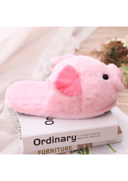 Kapalı Terlik Pembe Sevimli Domuz Moda Ev Kat Terlik (Yurt Dışından)
