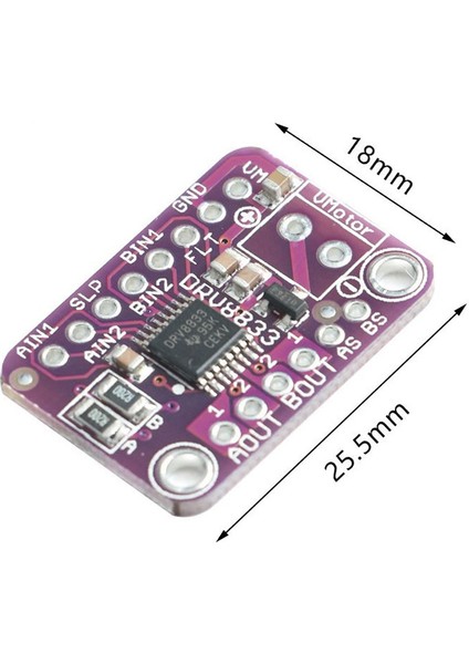 Roba DRV8833 Step Motor Sürücü Modül 10V 1.2A Pwm Cnc 3D Yazıcı