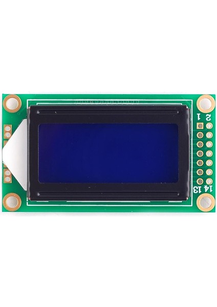 Roba 0802A 8x2 Karakter LCD Modül Mavi Backlight Display Ekran 2 Satır