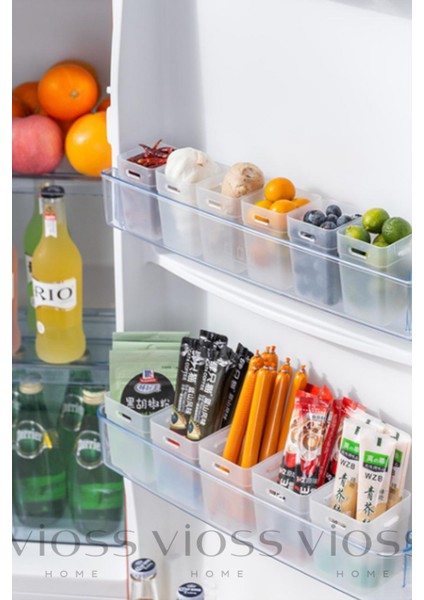 6 Adet Buzdolabı Kapak Içi Düzenleyici Organizer 6'lı Buzdolabı Içi Düzenleyici ve Banyo Organizeri fırsatları