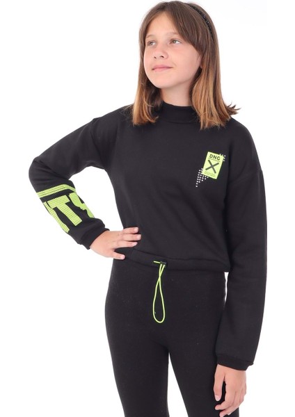 Toontoy Kız Çocuk Baskılı Sweatshirt