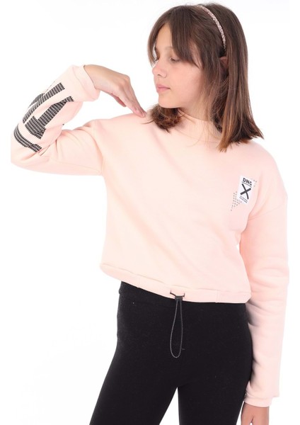 Toontoy Kız Çocuk Baskılı Sweatshirt