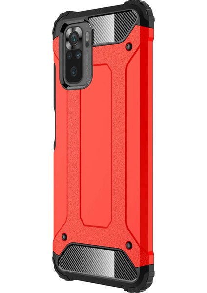 Xiaomi Poco M5S Kılıf Rugged Armor Kırmızı fiyatları
