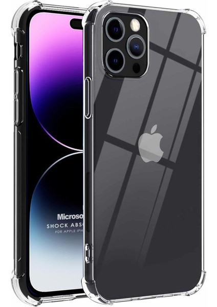 Apple iPhone 14 Pro Kılıf Shock Absorbing Şeffaf