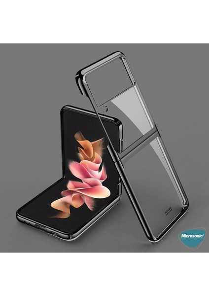 Samsung Galaxy Z Flip 4 Kılıf Shell Platinum Siyah modelleri