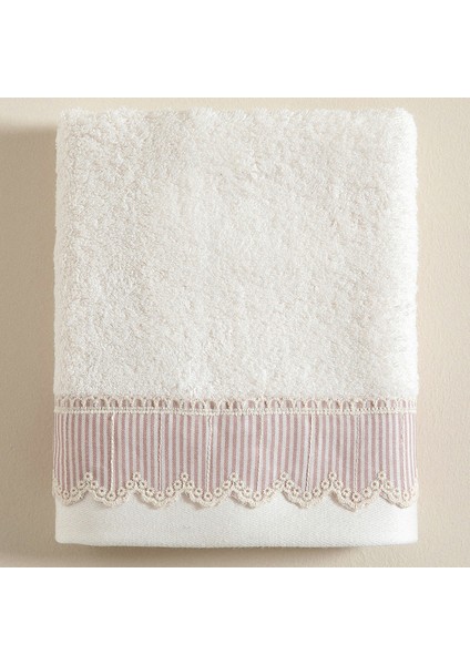 Carren Banyo Havlusu 85 x 150 cm Ekru