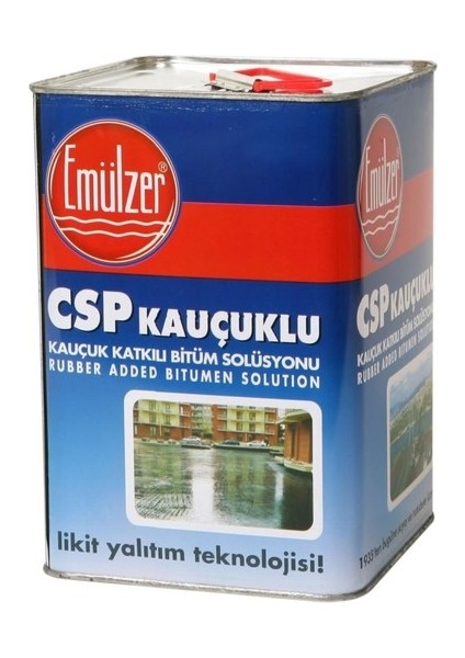 Csp Kauçuklu Bina Teras Çatı Bodrum Su Yalıtım Zifti 17 kg