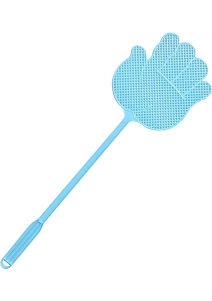 1 Adet Avuç Içi Spatula Şeklinde Plastik Sineklik - Mavi (Yurt Dışından)