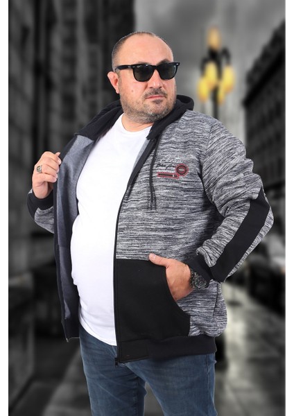 Mocgrande Büyük Beden Erkek Sweat The Frontier 22726