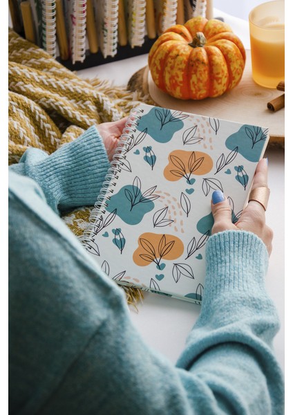 Sert Kapak Spiralli Noktalı Defter - Bullet Journal