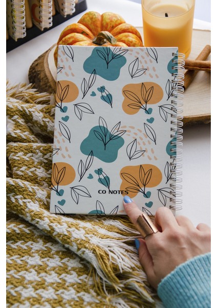 Sert Kapak Spiralli Noktalı Defter - Bullet Journal