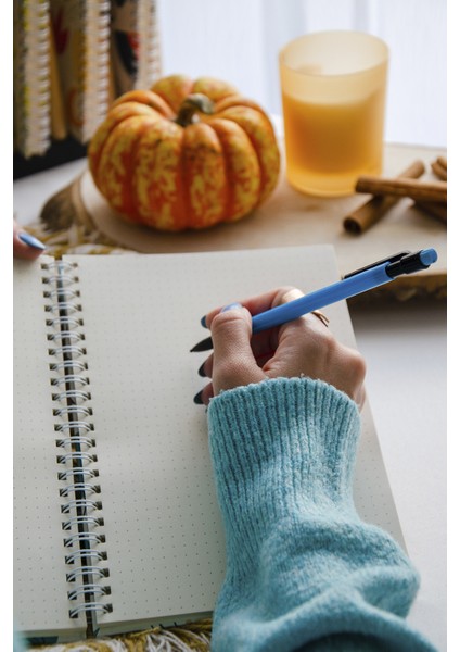Sert Kapak Spiralli Noktalı Defter - Bullet Journal