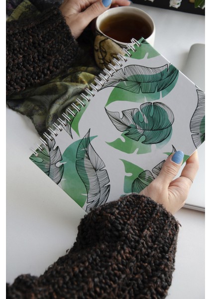 Sert Kapak Spiralli Noktalı Defter - Bullet Journal
