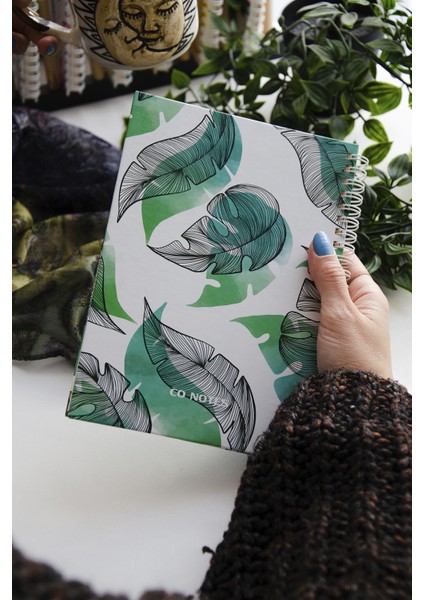 Sert Kapak Spiralli Noktalı Defter - Bullet Journal