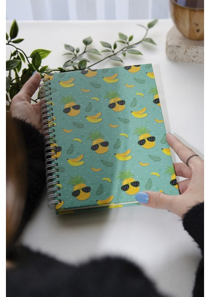 Sert Kapak Spiralli Noktalı Defter - Bullet Journal