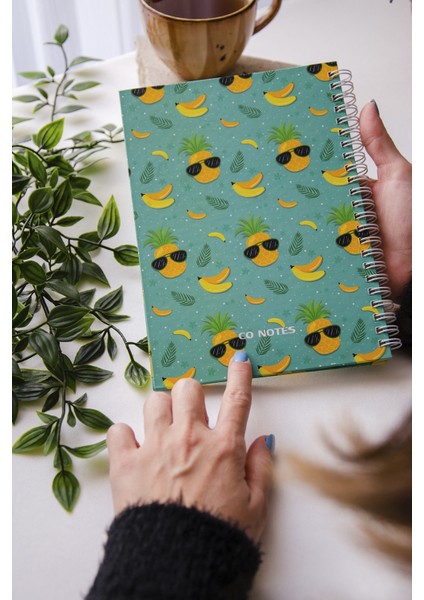 Sert Kapak Spiralli Noktalı Defter - Bullet Journal