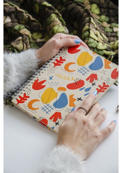 Sert Kapak Spiralli Noktalı Defter - Bullet Journal