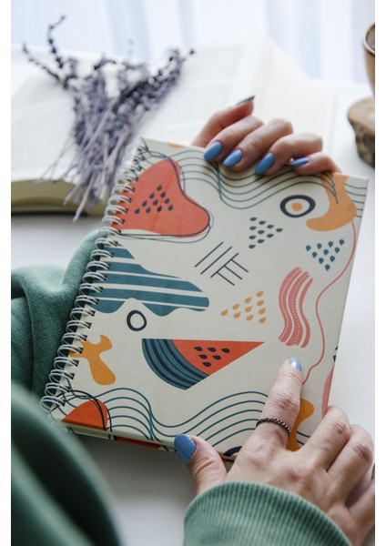 Sert Kapak Spiralli Noktalı Defter - Bullet Journal