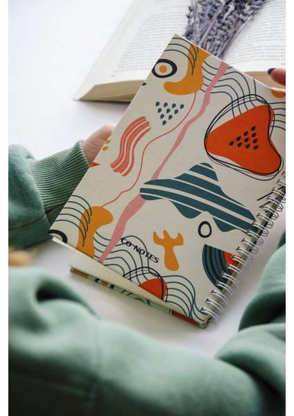 Sert Kapak Spiralli Noktalı Defter - Bullet Journal