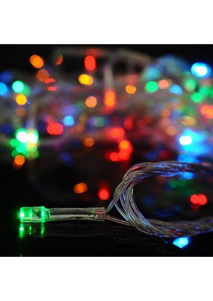 Buffer® 10 Metre 100 Ledli 8 Fonksiyonlu Karışık Renkli Rgb LED Lamba