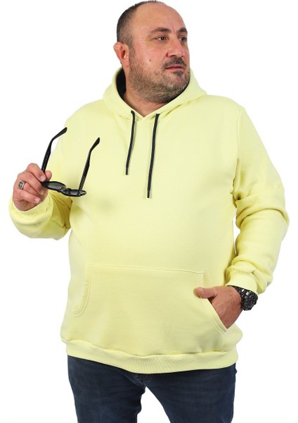Mocgrande Büyük Beden Erkek Basic Sweat Kapüşonlu 11700