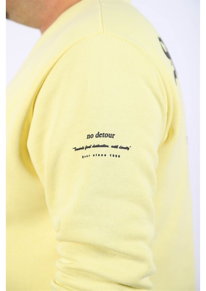 Sweatshirt Bisiklet Yaka Stray South 22730 Sari
