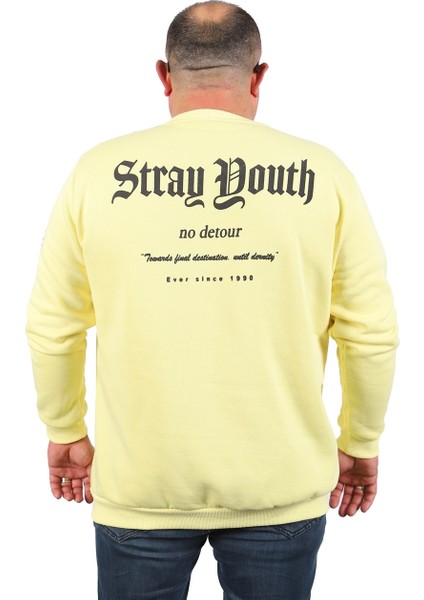 Sweatshirt Bisiklet Yaka Stray South 22730 Sari