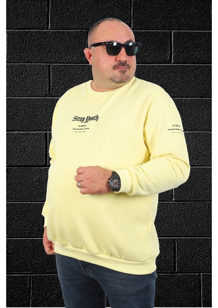 Sweatshirt Bisiklet Yaka Stray South 22730 Sari