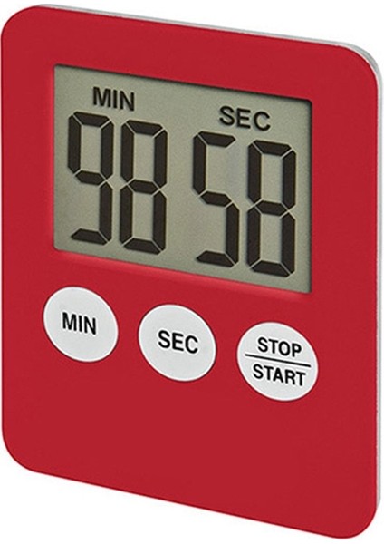 Mutfak Zamanlayıcı - Kırmızı (Yurt Dışından)