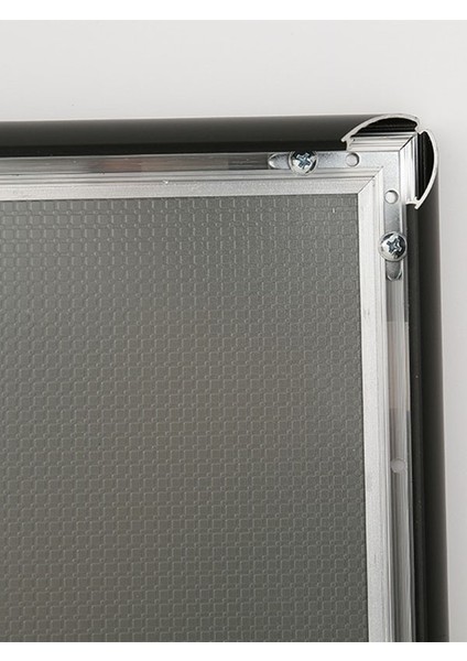 B0 (100x140) Siyah Alüminyum Çerçeve Açılır Kapanır Gönye Köşe 25MM modelleri