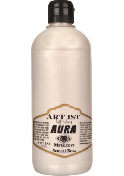 Tombul Aura Sedefli ve Metalik Akrilik Boya 500ML - Beyazinci