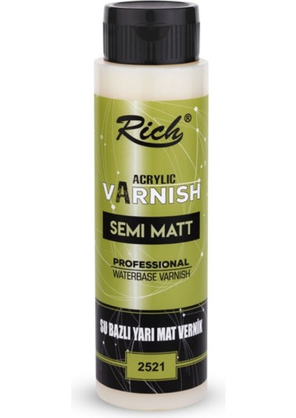 Su Bazlı Yarımat Vernik 500 cc