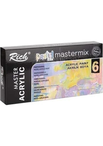 Mastermix Pastel Set 60 cc 6'lı Set