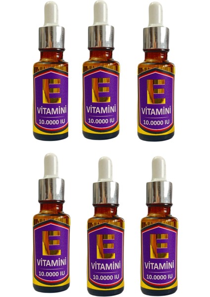 E Vitamini 6 x 20 ml