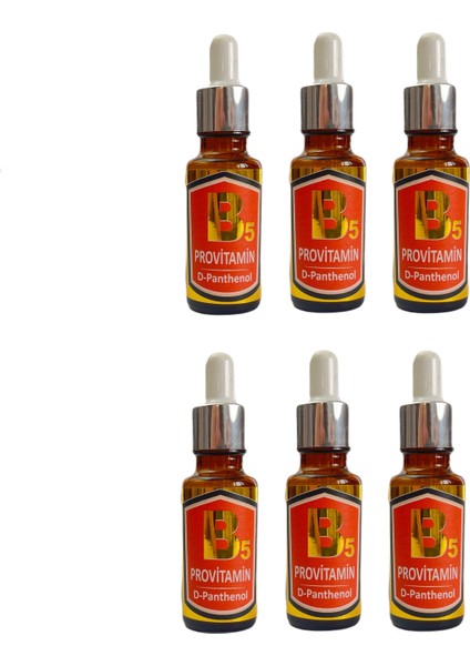 Provitamin B5 Vitamini 6 x 20 ml
