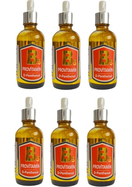 Provitamin B5 Vitamini 6 x 50 ml