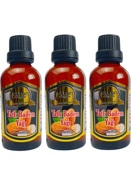 Tatlı Badem Yağı 3 x 50 ml