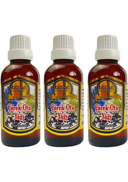 Çörekotu Yağı 3 x 50 ml