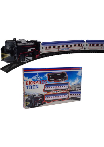 Oyuncak Tren Klasik Tren Işıklı 15 Parça